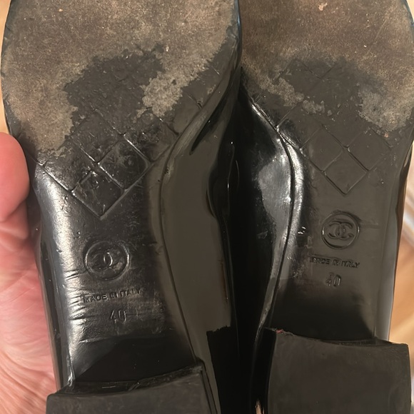 Chanel patent leather flats - Picture 8 of 9